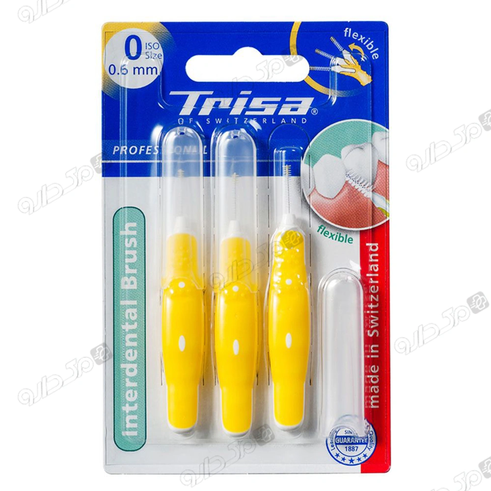 براش بین دندانی پروفشنال 0.6mm زرد شماره 0 تریزا